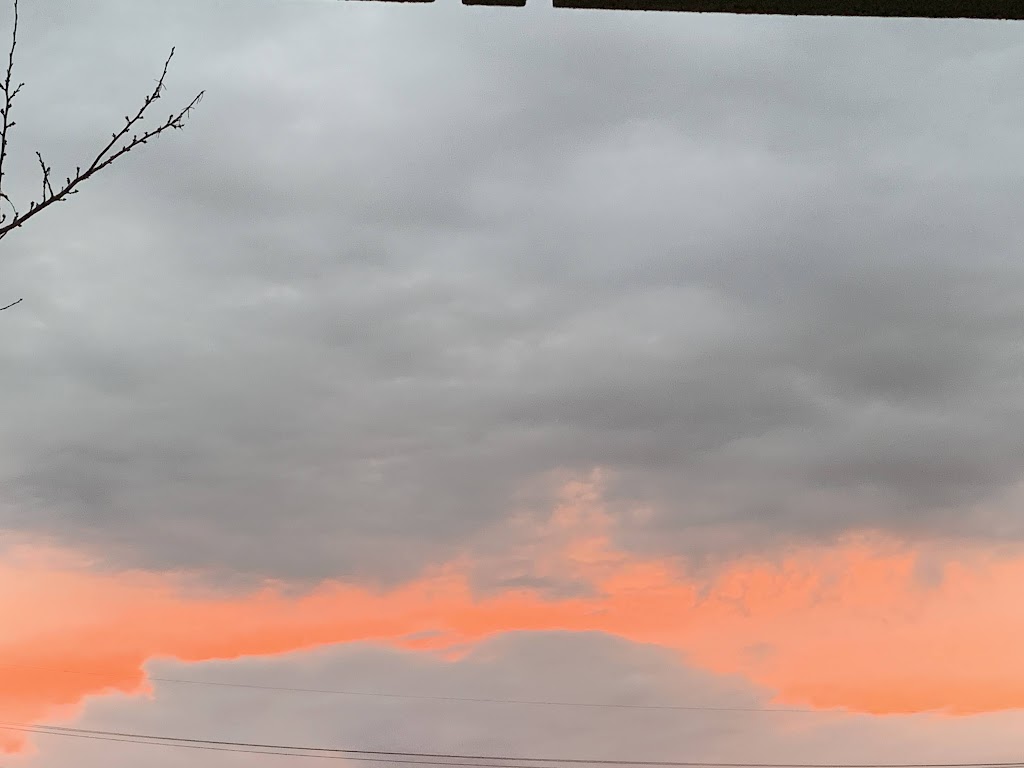 fiery light from the sky